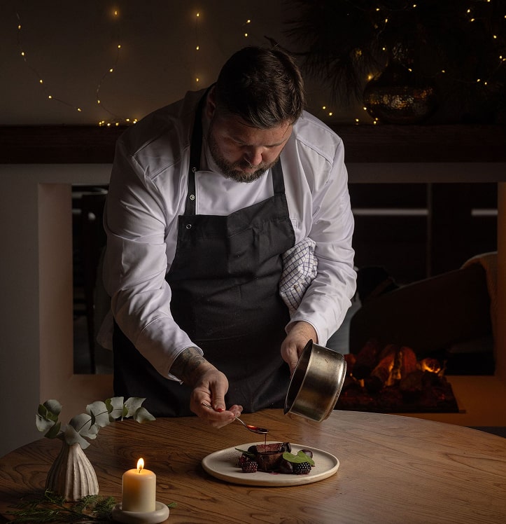 Head Chef Gareth Naughton Dining Room Upstairs at Neighbourhood